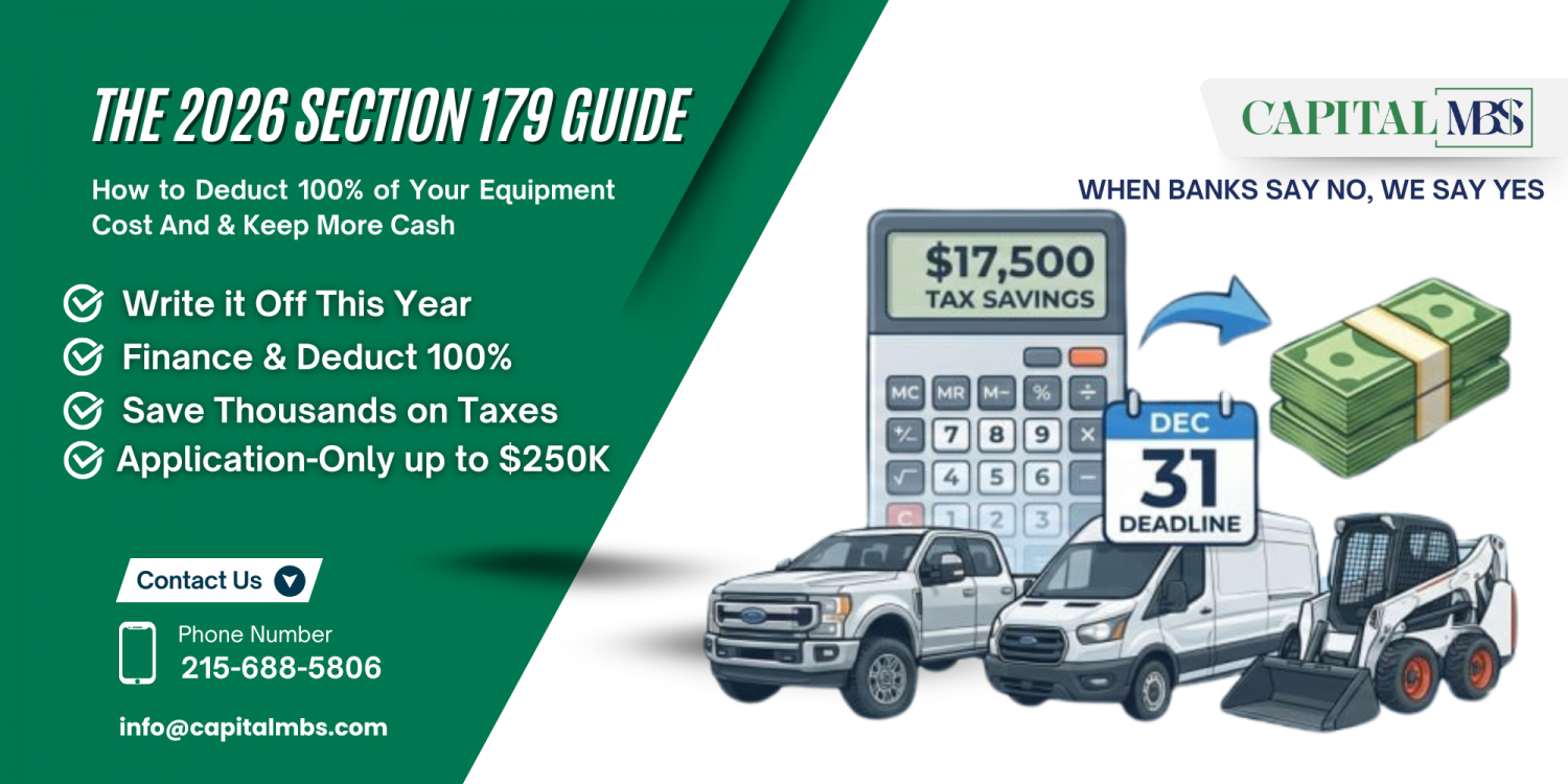 The 2026 Section 179 Guide: How to Deduct 100% of Your Equipment Costs And Keep More Cash